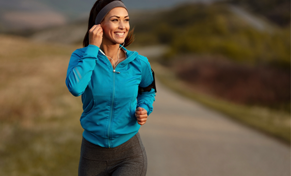 Women running