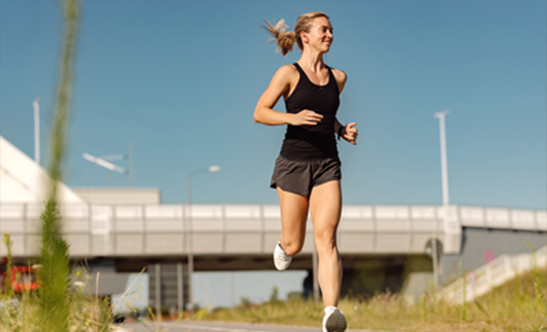 Girl running